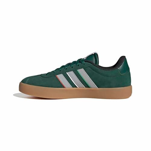 Image of adidas Men's VL Court 3.0 Shoes, Team Dark Green/Grey Two/FTWR White, 9 UK