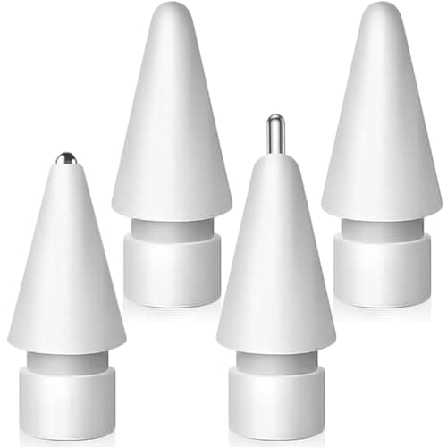 Image of Upgraded Replacement Tips for Apple Pencil, Metal Tips Set Precise Control for Apple Pencil USB C/ 2nd/ 1st Gen Apple Pen Nib(4 Pack)
