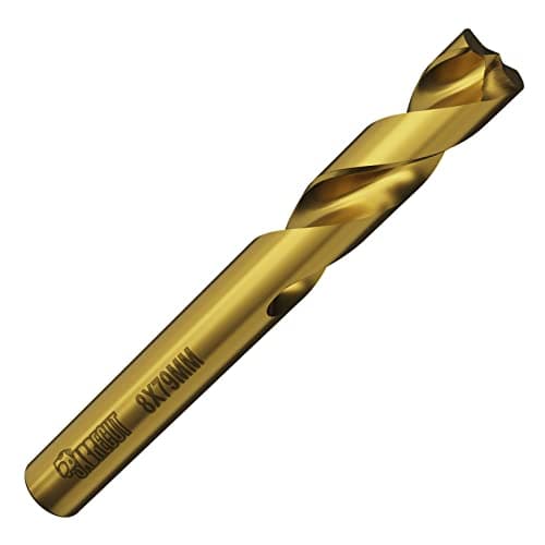 Image of 1 x SabreCut SCCSD08079 8mm x 79mm HSS Cobalt M35 High Performance Long Life Spot Weld Drill Welder Remover Cutter Drill Bit with Self Cantering Tip for Separating Spot Welded Panels