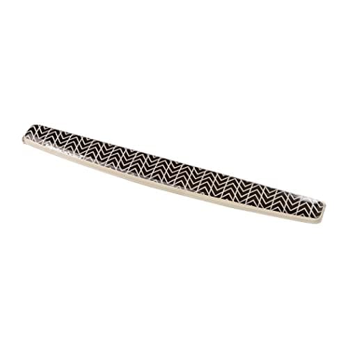 Image of Fellowes Photo Gel Keyboard Wrist Rest with Microban Protection - Ergonomic Wrist Support with Non Slip Rubber Base for Computer Laptop and Home Office - Chevron