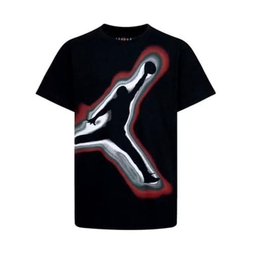 Image of JORDAN KIDS AIR HTMP JUMPMAN HBR BOYS SHIRT, black / black, S