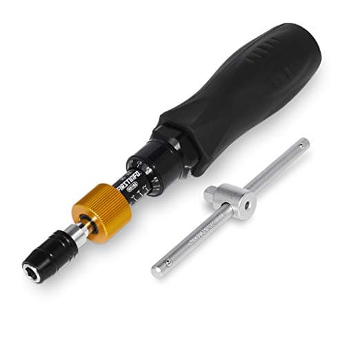 Image of FIRSTINFO H5182 Adjustable Precision Torque Screwdriver 1-6 Nm / 13.28-48.68 in-lbs 1/4" Hex Quick Release Bit Holder Dual Scale with Calibration Certificate