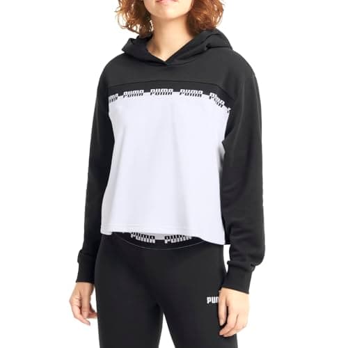 Image of PUMA Women's Amplified Cropped Hoodie, Puma Black, S