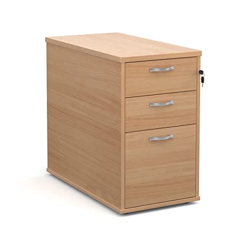 Image of DAMS Maestro25 8002 High 3 Drawer Desk, Wood, Beech