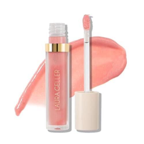 Image of LAURA GELLER NEW YORK Italian Marble Glossy Lip Tint - Moisturizing Lip Gloss - Enriched with Shea, Mango and Cocoa Butters (02 Rosé Spritz)