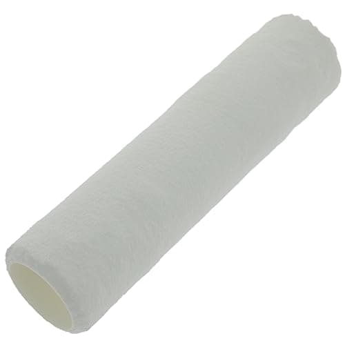 Image of Coral 41864 Aspire 9 inch 1.75" Dia Paint Roller Cover Professional 5MM Short Pile Sleeve Premium Microfibre for Smooth Surfaces with Trade Emulsion or Gloss Pure White