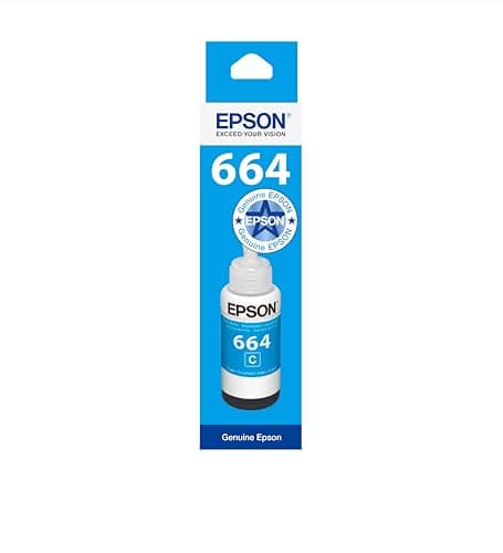 Image of Epson EcoTank 664 Cyan Genuine Ink Bottle