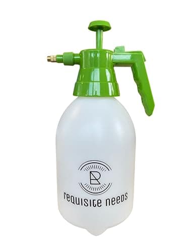 Image of REQUISITE NEEDS Pump Action Pressure Spray Garden sprayer with plastic lance & carry strap pressure sprayer, weed killer sprayer pump fertilizer, pesticides, fungicides, and cleaning (2L Spray Bottle)