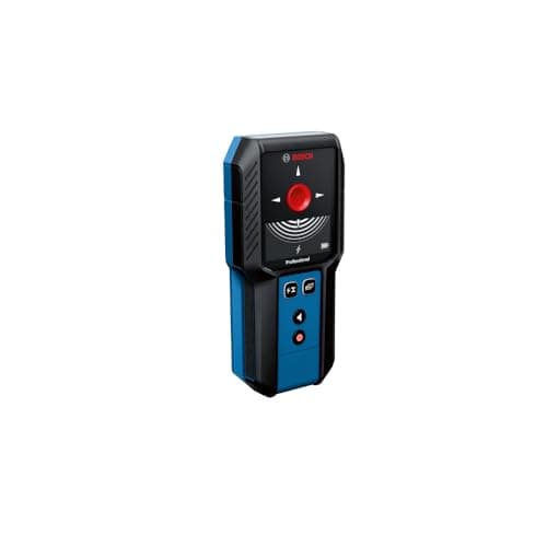 Image of BOSCH GMS120-27 Wall Scanner and Stud Finder, Detects Wood, Metal, and Live Wires Behind Your Wall - Includes 2 AA Batteries and Pouch