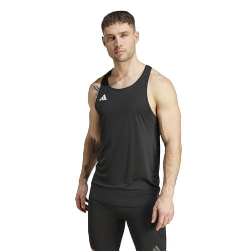 Image of adidas Men's Adizero Essentials Running Singlet L Black