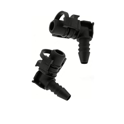 Image of PureSphere 2 Pack Throttle Body Heater Pipe Hose Connectors, OE 55354565 Coolant Hose Connectors, Compatible with Vauxhall Mokka Chevrolet Cruze Opel Astra, Black