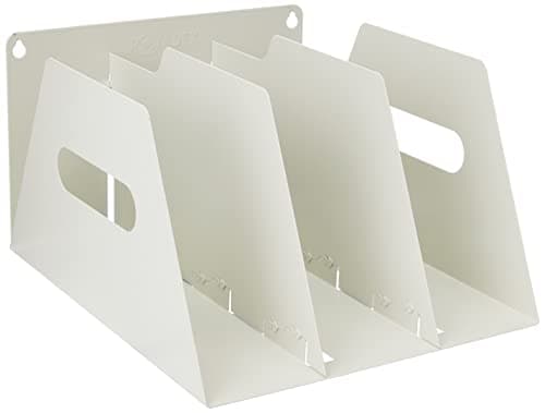 Image of Rotadex LAR3 3 Section Lever Arch File Rack,Grey