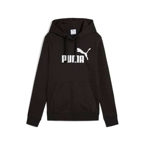 Image of PUMA Unisex No. 1 Logo Fl Hoodies, Puma Black, M EU
