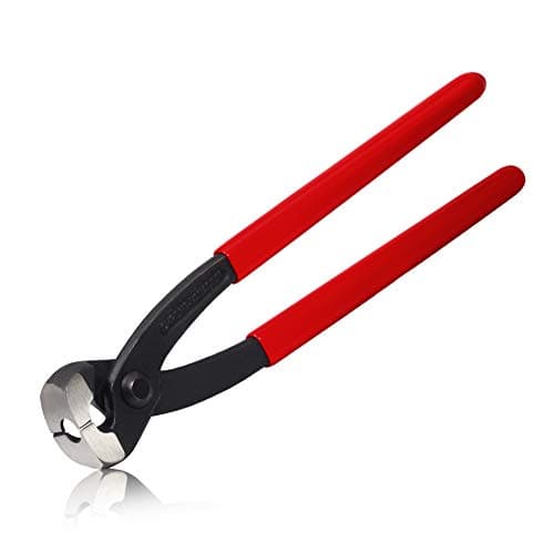 Image of SPEEDWOX 9 Inches Ear Clamp Pliers Front and Side Jaw Ear Clamp Pincers Crimping Tool Chrome Vanadium Steel Crimper Tool