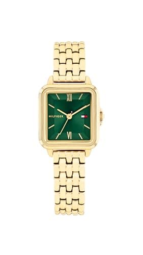 Image of Tommy Hilfiger Three Hand Quartz Movement Watch for Women with Gold Colored Stainless Steel Bracelet - 1782858