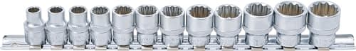 Image of BGS 9105 | Socket Set, 12-point | 10 mm (3/8") Drive | 8 - 19 mm | 12 pcs.