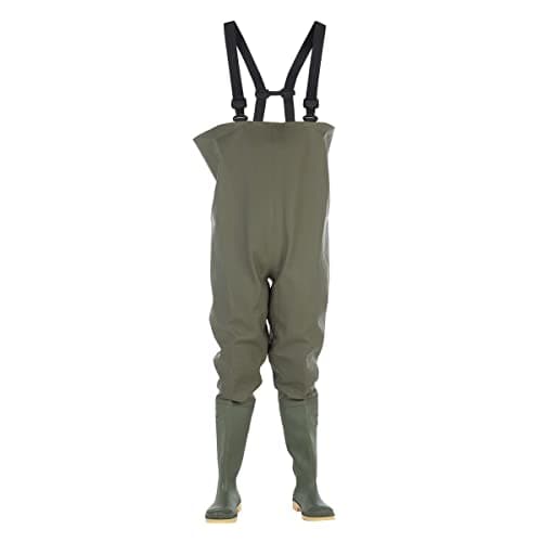 Image of Dikamar Administrator Chest Wader/Mens Boots/Plain Rubber Wellingtons (7 UK) (Green)
