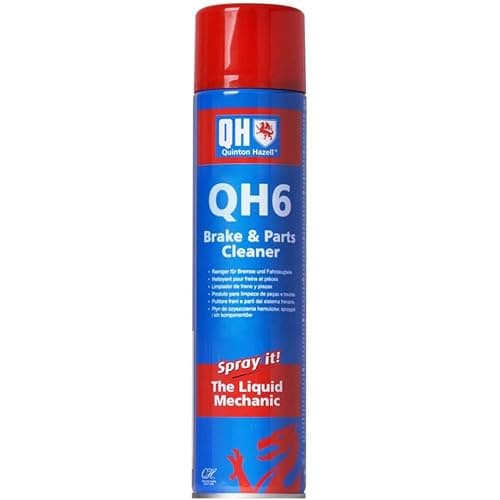 Image of Quinton Hazell Brake Cleaner Spray 600 ml - QH6 Brake, Clutch & Parts Cleaner, Fast Drying Formula Removes Grease, Oil & Dirt, Stops Brake Squeal & Clutch Slip