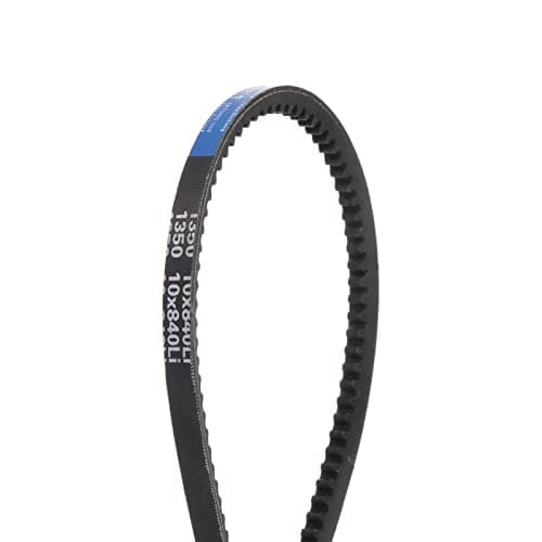 Image of sourcing map AV10 Cogged V-Belts 840mm Inner Girth 10mm Width 8mm Thick Rubber Drive Belt for Power Transmission