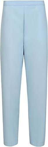 Image of WearAll Women Elasticated Pocket Trousers Pants Light Blue 16W - 25L