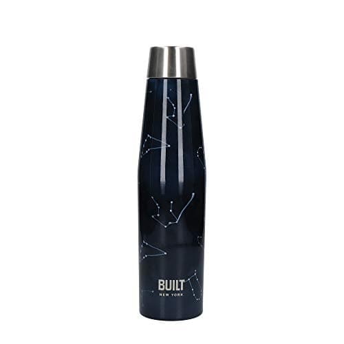 Image of Built Apex Insulated Water Bottle with Leakproof Perfect Seal Lid, Sweatproof 100% Reusable BPA Free 18/8 Stainless Steel Flask, 'Galaxy' Design, 540 ml