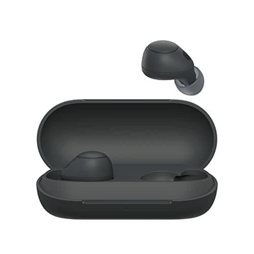 Image of Sony WF-C700N Wireless, Bluetooth, Noise Cancelling Earbuds (Small, Lightweight Earbuds with Multi-Point Connection, IPX4 rating, up to 20 HR battery, Quick Charge, iOS & Android) Black (Renewed)