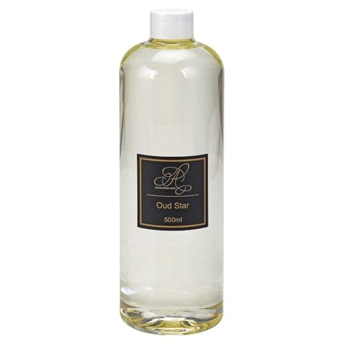 Image of Taylor & Brown 500ml Reed Diffuser Oil Refill Aromatherapy, Luxury Home Designer Fragrance, Highly Concentrated, Scented Oils, Oils for Reed Diffuser, Bathroom Home Décor (Oud Star)