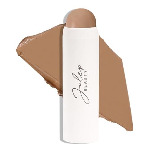 Image of Julep Skip The Brush 2-in-1 Colour Stick for Cheeks and Lips (Cool Taupe) Cream to Powder Blusher and Lip Balm - Cream Blush Enriched with Vitamin E for Hydrated, Healthy Skin & Lip Care