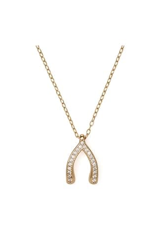 Image of Kate Spade New York Dream Big Pendant, Clear/Gold