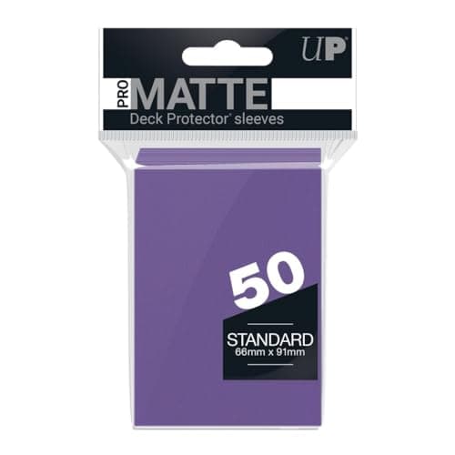 Image of Ultra Pro SLEEVES Pro-Matte d12 Card Game (Purple)