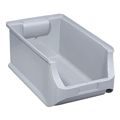Image of Allit 456224 Size 4 Storage Bin, Grey, 355 x 205 x 150 mm