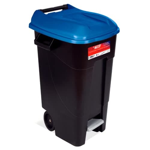 Image of TAYG - T Blue Pedal/Wheely Rubbish Bin 120 L