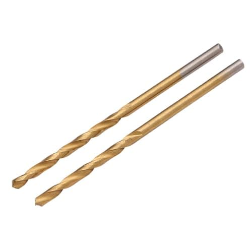 Image of Draper 2pcs HSS Drill Bit 2.5 x 57 mm | Masonry Titanium Tools | Metal Tip Drills | Heavy Duty Bits | 08861