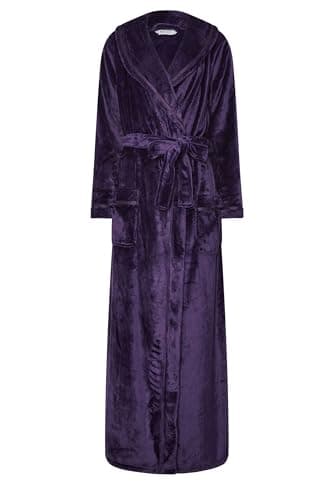 Image of Long Tall Sally - Lts Tall Shawl Collar Maxi Dressing Gown - Women's