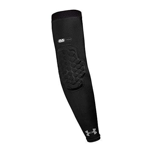 Image of Under Armour unisex adult Protective,Protection,Compression Baskeball Sleeve, Black, Adult- Medium US