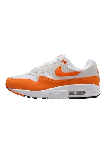 Image of NIKE DZ2628 Air Max 1 '87 Women Neutral Grey/Safety Orange-White-Black UK 4.5