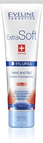 Image of Eveline Cosmetics Extra Soft Hand and Nail Cream Concentrate 100 ml 5% Urea Avocado Oil