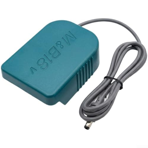 Image of 18W Charging Adapter for For bosch 18V Batteries Including For BL1830 BL1840 BL1850 and For BAT618 Models (Blue)