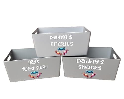 Image of Personalised Treat Box, Sweet Gift Box, Personalised Snack Storage Box, Sweet Stash