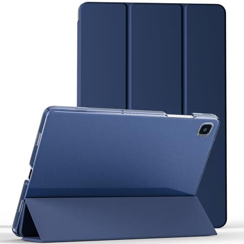 Image of For Samsung Galaxy Tab A7 (2020) T500 T505 T507 Smart Case - Slim, Lightweight, Magnetic Cover with Auto Sleep/Wake Function (Blue)