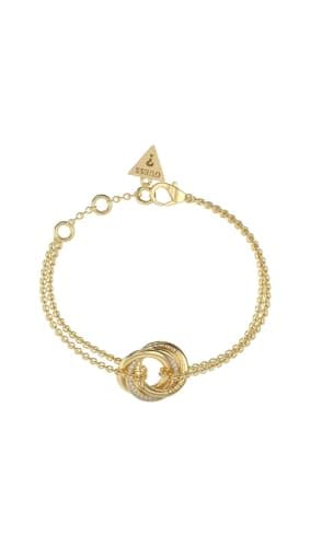 Image of GUESS Perfect Mini Bracelet Left S Golden Yellow, S