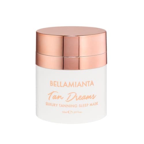 Image of Bellamianta Tan Dreams Luxury Tanning Sleep Mask, Overnight Self-Tanner, Hyaluronic Acid & Ceramides, Hydrating Formula