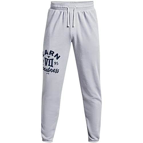 Image of Under Armour Mens Project Rock Terry Jogging Pants Gray M