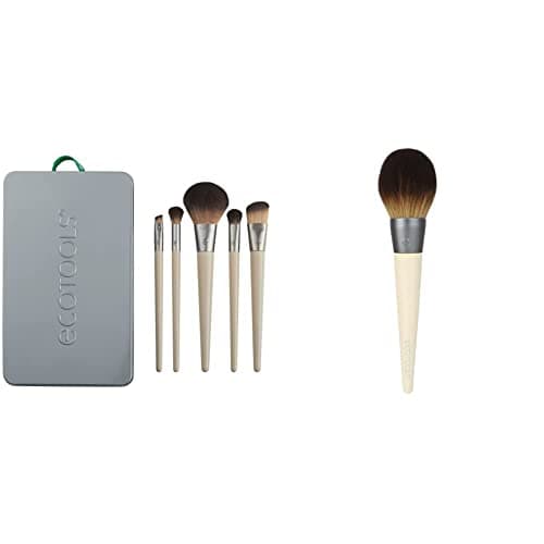 Image of EcoTools Start the Day Beautifully Makeup Brush Set & Full Powder Makeup Brush