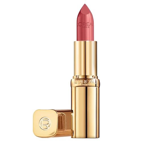 Image of L'Oréal Paris Lipstick, Color Riche Satin Smooth, Moisturising Pure Pigment Lip Colour, With Omega 3 & Vitamin E, Ultra Creamy Formula, Shade: 112 Paris Paris