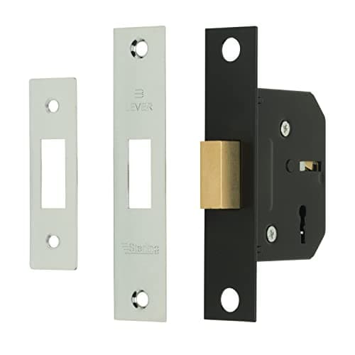 Image of Sterling MLD325N 2.5-inch/65mm 3-Lever Deadlock - Nickel