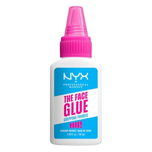 Image of NYX Professional Makeup Primer, The Face Glue Primer, Gripping Primer for Face, Up to 24 Hour Hydration and Makeup Wear, Polyglutamic Acid, Non-Comedogenic, 35ml