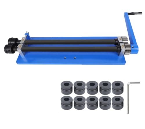 Image of 18 Inch Sheet Metal Bead Roller Former Swager, Manual Rotary Swaging Machine for Home DIY