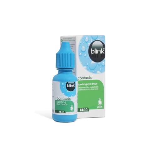 Image of Blink Contacts Eye Drops - Instant Moisturising of Dry Contact Lenses - Lubricating Eye Drops for Tired Eyes with Hyaluronate to Maintain Contact Lens Comfort, 10 ml