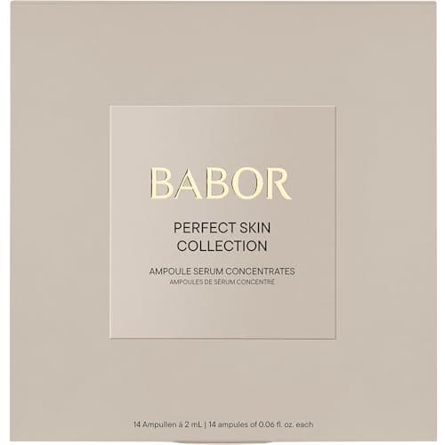 Image of BABOR Ampoules Gift Set, 14 Day Intensive Ampoule Treatment, Moisture, Regeneration and Anti-Ageing for a Radiant Complexion, Beauty Set, Perfect Skin Collection, 14 x 2 ml
